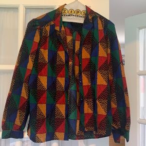 Vintage colorful blouse
